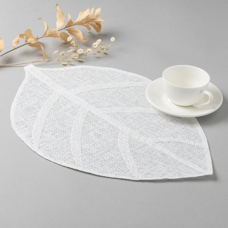 Serving shade "Leaflets", central white, 30*45 cm