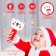 Toy - New Year's Bear squeak, gift packaging, crush me