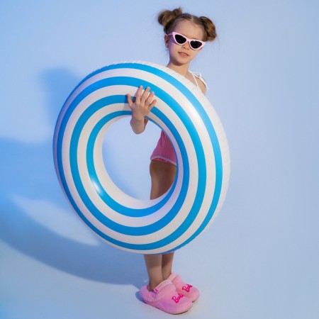 Swimming circle 80 cm, white/blue color-5