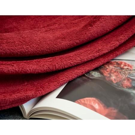GEORGINA plaid, size 100x150 cm, red color-1