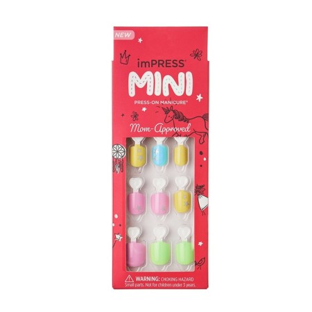 Solid varnish Kiss Impress Mini Besties Kimk03c "Best Girlfriends", short length