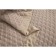 A set with a bedspread "Roxalana", size 230x250 cm, 50x70 cm - 2 pcs, the color of Mokko