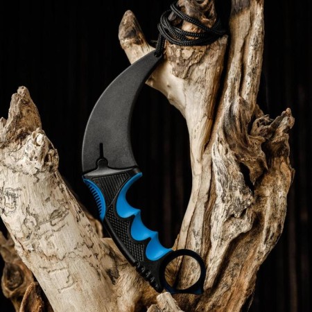 Knorambit Knight "Eagle" 20cm, blade 90mm/2.2mm, blue web-6