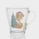 New Year's glass coffee mug "New Year's snakes", 250 ml, mix