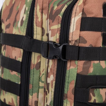 Tactical backpack, TAIF, 30 l, lightning department, external pocket, camouflage color/brown-6