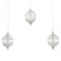 Lamp Bayerlux "Aina" 36W LED gold 70x13.5x19cm