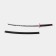 Souvenir weapon "Katana Kedu" 100 cm, blade 65 cm, black, fire guard
