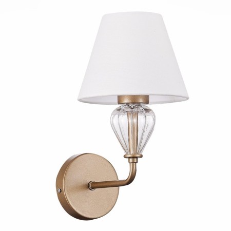 Wall lamp EVOLUCE. Sle107421-01. Dalida. 1x60 W, E14, 16x29.5 cm, golden color-5