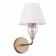 Wall lamp EVOLUCE. Sle107421-01. Dalida. 1x60 W, E14, 16x29.5 cm, golden color