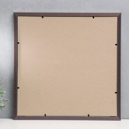 Photo frame plastic 35x35 cm, aged silver (plastic screen)-2