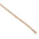 Knitting cord "Puff" 100% cotton width 5mm 100m (sand)