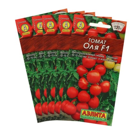 Olya tomato seeds F1, ultra -rapid, set 5 pcs
