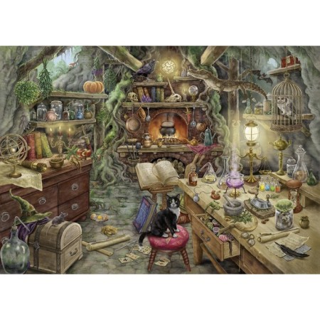 Animated puzzle Ravensburger “Witch Kitchen”, 759 details-1
