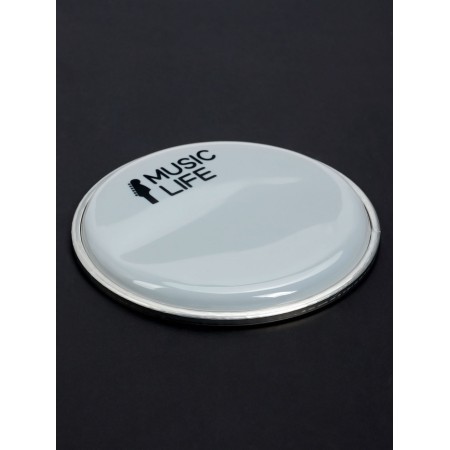 Plastic for the drum of Music Life 6 inches, white-2