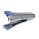 Stapler Kangaro No. 10, up to 20 sheets, metallic copus, built -in anti -stepler, 50 brackets, mix