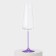 A set of glass glasses for champagne Rainbow Fresh, 210 ml, decor, 6 pcs
