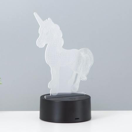 Touch -lamp "unicorn" LED 7 colors USB/from Black Black Black Risalux-1
