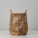 Wicker basket, 26/22x29/34 cm, reeds