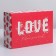 Gift folding box, packaging, “love”, 16 x 23 x 7.5 cm