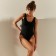 Swimsuit Squat Basic Minaku, Black Color, Size 44