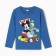 T-shirt with long sleeve "Mickey Mouse and Friends", Disney, height 110-116, blue