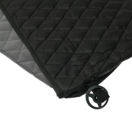 Nabbage on the front seat, velor, size 55 x 130 cm, gray, wide seat-5