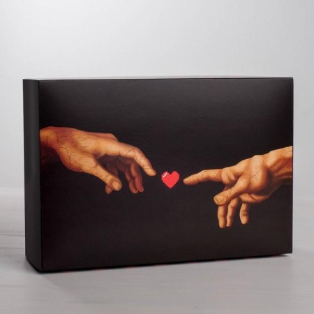 Gift folding box, packaging, “Love”, 16 x 23 x 7.5 cm-1