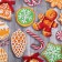 New Year's cooking towel 35x60 cm, 100% cotton 160 g/m2