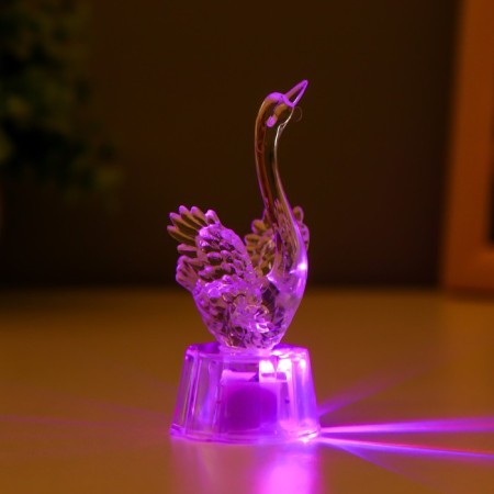 Nightneck "Swan" LED from the batteries LR1130 Transparent 9.5x4C4CM RISALUX-3