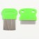 A set of 2 combs, with short and long teeth, green