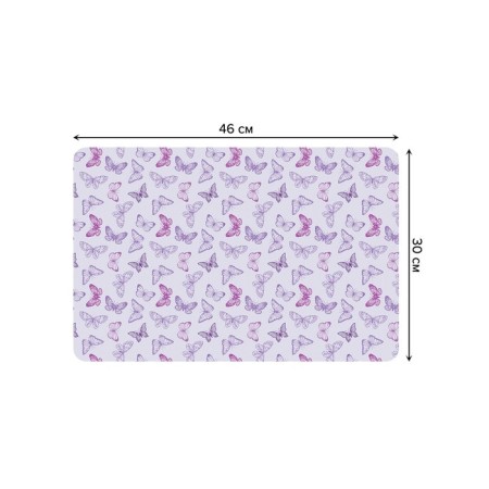 A set of napkins for setting the table "Summer butterflies", rectangular, rounded edges, size 30x46 cm, 4 pcs-2