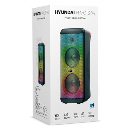 Hyundai H-Mc1235 Black 40W FM USB BT Micro SD-7