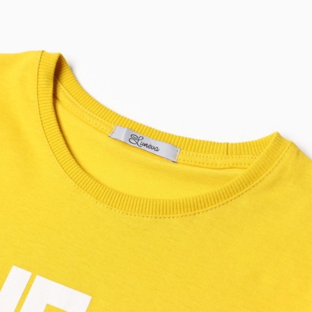 T -shirt for a boy, yellow color, height 146 cm-1