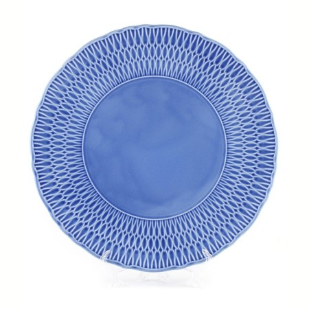 Plate flat Cmielow Sofia "Blue Glaze", D = 28 cm