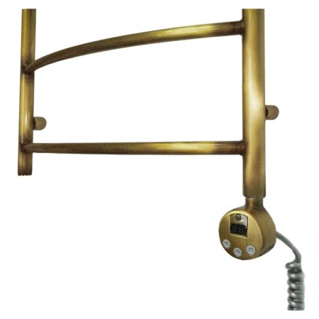Domoterm electric heated towel rail "Calipso", 500 x 500 mm, 5 crossbars, rights, bronze-2