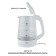 Electric kettle JVC JK-KE1512, glass, 2200 watts, 1.7 l, white