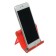 Luazon phone stand, folding, adjustable height, red
