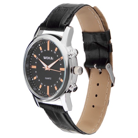 Men's watch, d-4.2 cm, silver-2