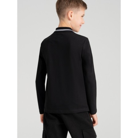 Polo for the boy PlayTode School Boys, height 176 cm, black color-3