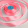 Satin ribbon, 25 mm × 33 ± 2 m, pink color No. 005