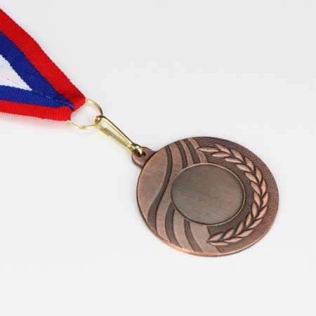 Medal for applying 007 diam 5 cm. Color of bronze. With a ribbon-3