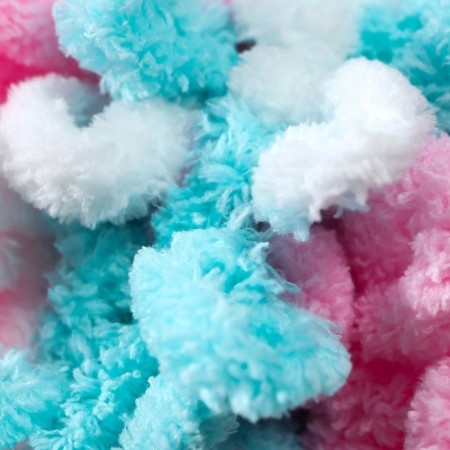 Yarn "Puffy Color" 100 % micropoliester 9m/100g (6377)-3