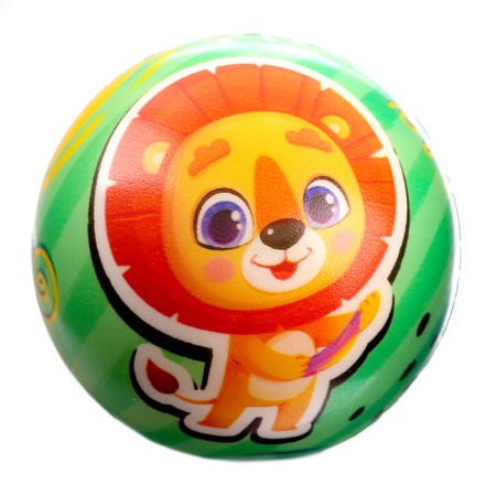 Baby soft ball “Catch, throw”, animals 7.6cm, in showbox-1