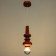 Bayerlux lamp "Scandy" LED 6W 4000K Red 12x12x37-205cm