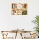Wall clock, series: photo frames, "family tree", discrete move, 48 x 33 cm, dial 18.4 cm 9