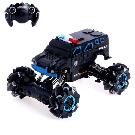 Radio-controlled car "Jeep-Akrobat", 4WD, traffic in all directions, batteries, blue color