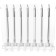 Aluminum radiator Stout Bravo, 500 x 80 mm, 8 sections, lower right connection