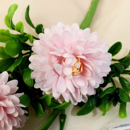 Artificial flowers "Pion Green Halo" D-6 cm 36 cm, pink-1