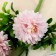 Artificial flowers "Pion Green Halo" D-6 cm 36 cm, pink