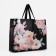 Household bag without fastening, black color